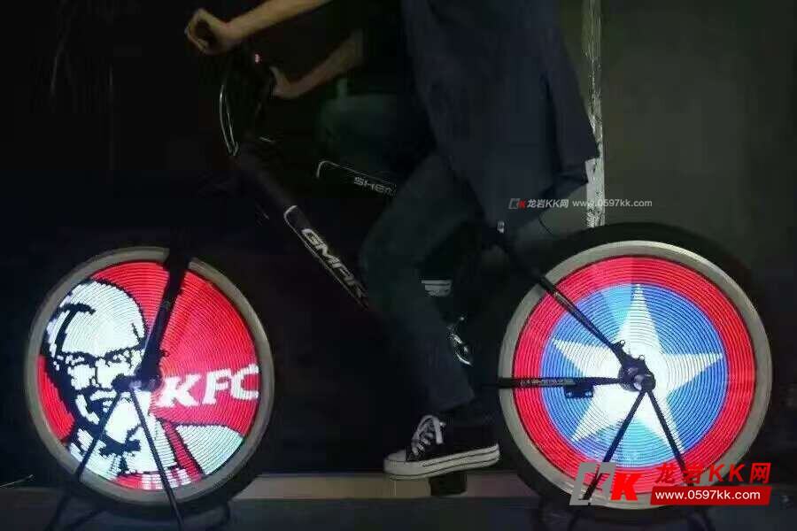 车驰炫 轮毂LED手机APP随意跟换图片 文字 炫