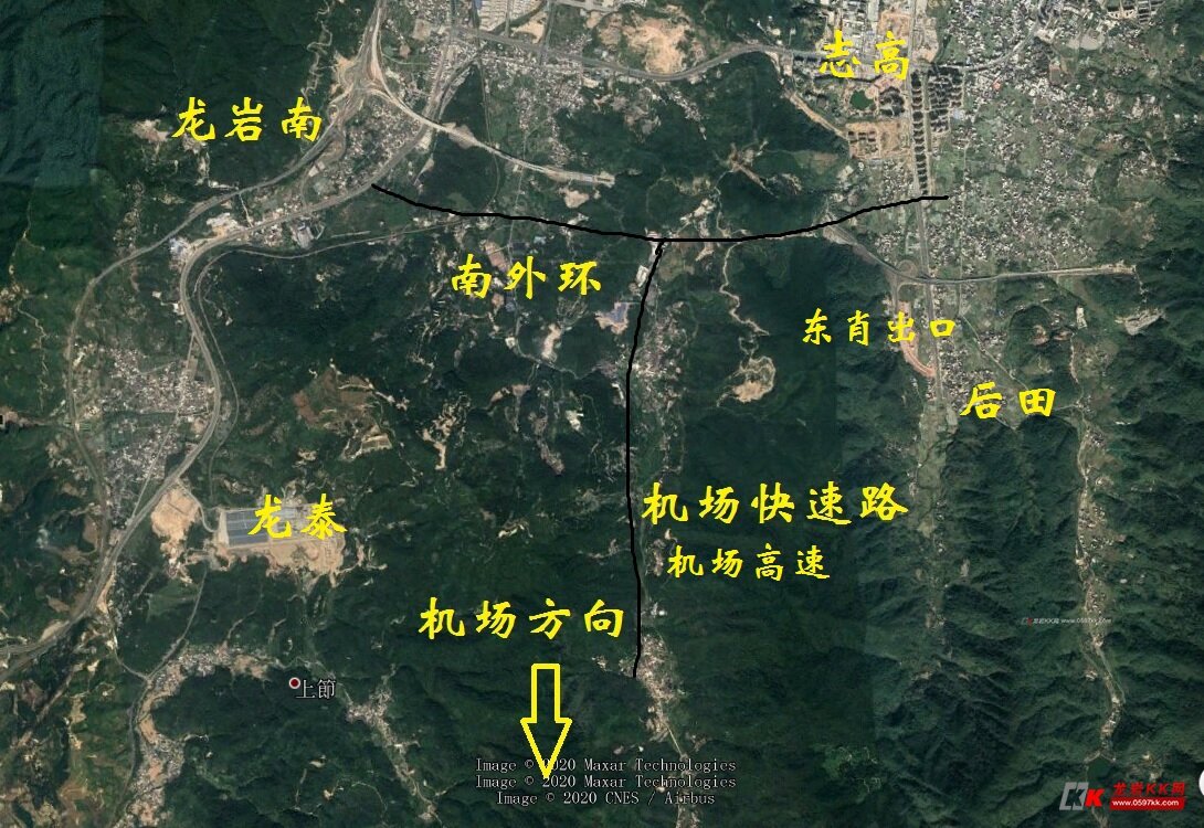 龙岩新机场隘头场址初步勘察项目公示 周期50日历天!