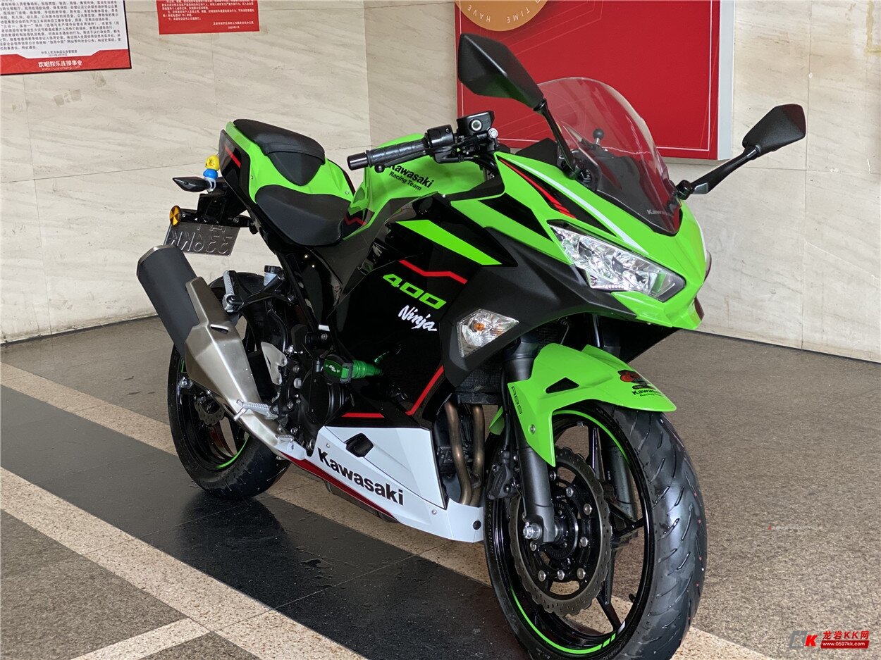 现货出售21款忍者400准新737km无限速版全车无瑕疵