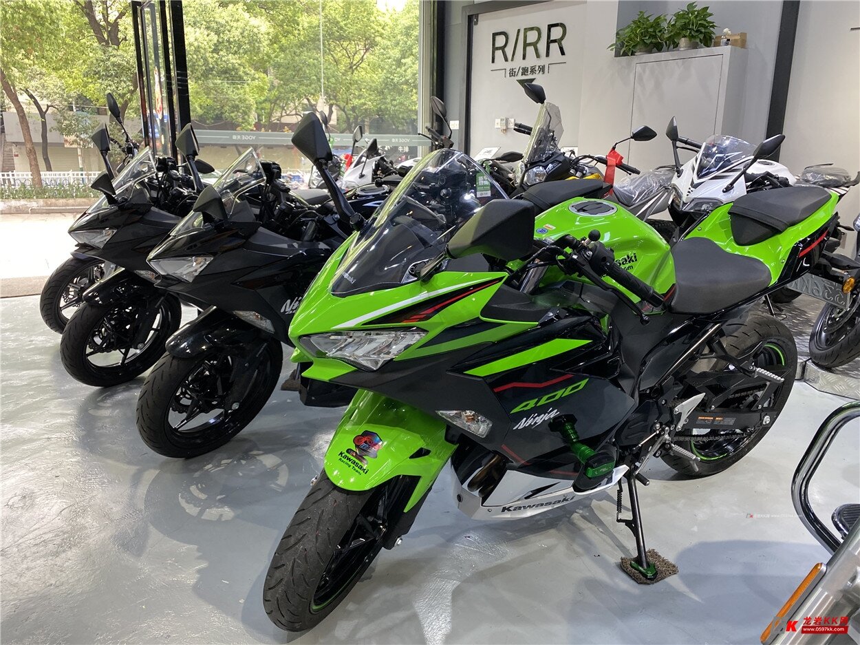 现货出售21款忍者400准新737km无限速版全车无瑕疵