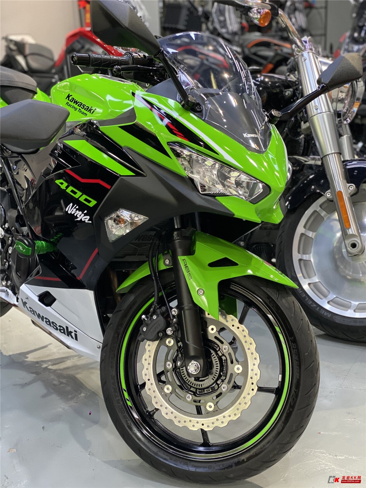 现货出售21款忍者400准新737km无限速版全车无瑕疵