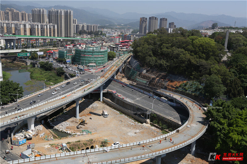 超期待龙岩这座双向四车道高架桥计划今年7月完工通车