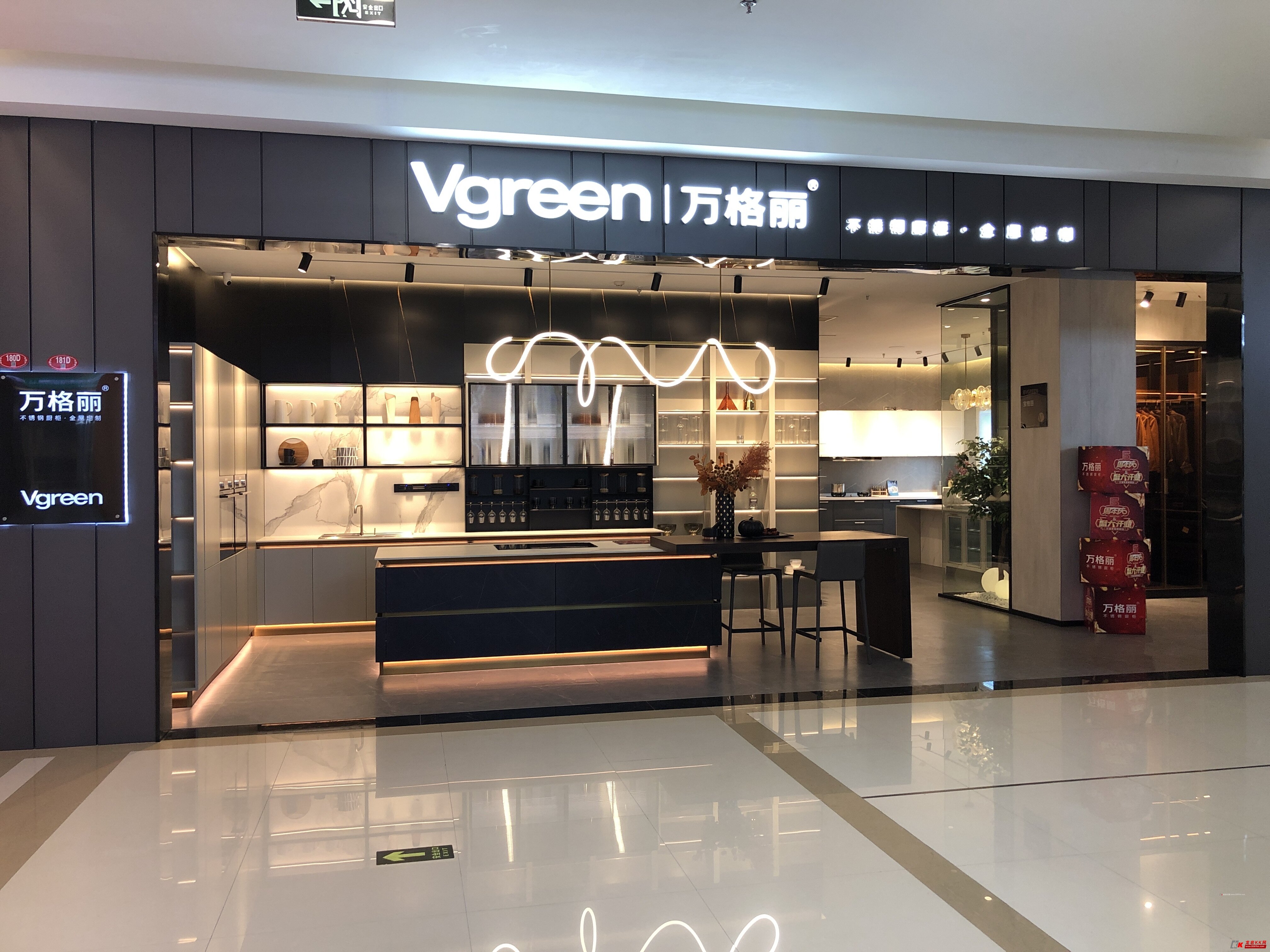 万格丽不锈钢厨柜5周年店庆福利36m全厨套餐优惠价16800元