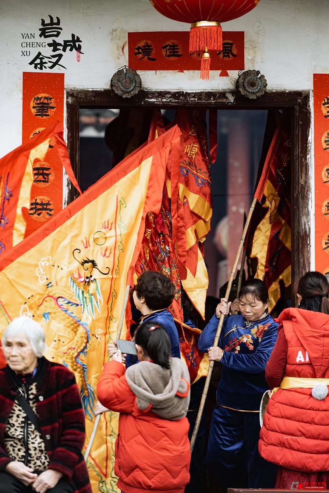 采茶扑蝶迎新春　龙门这个地方今天年味倍儿浓